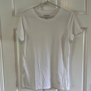 Old Navy Ladies White Vintage Crew Neck Short Sleeve Tee Size M